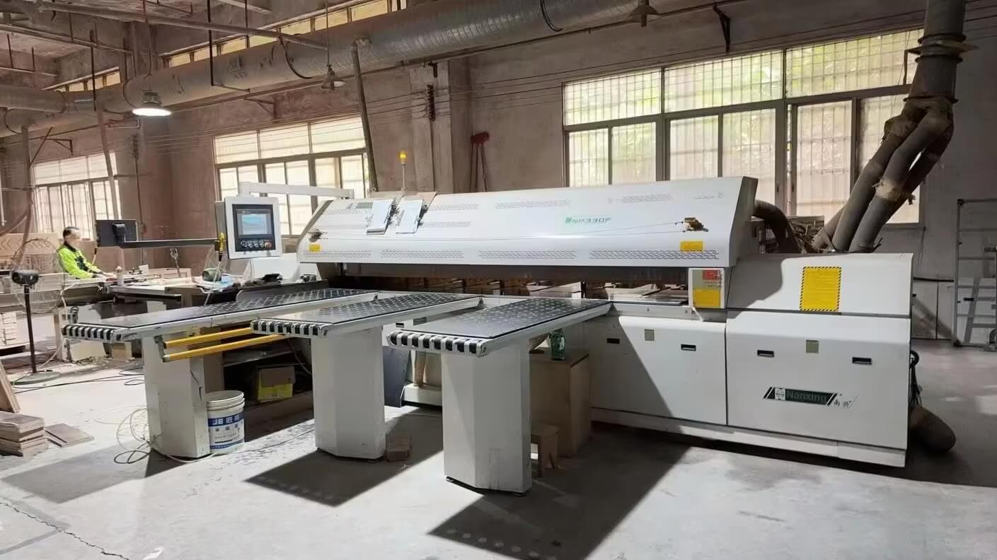 Advanced CNC machinery producing custom millwork and doors for hotels