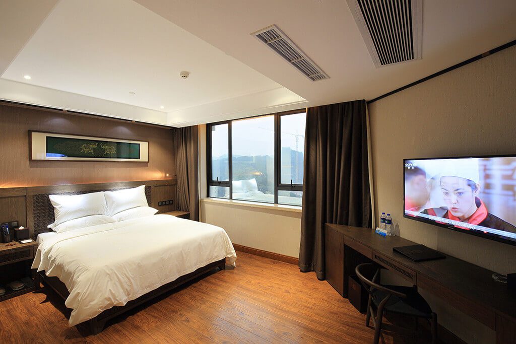 Luxury resort villa guestroom furniture manufactured by CH