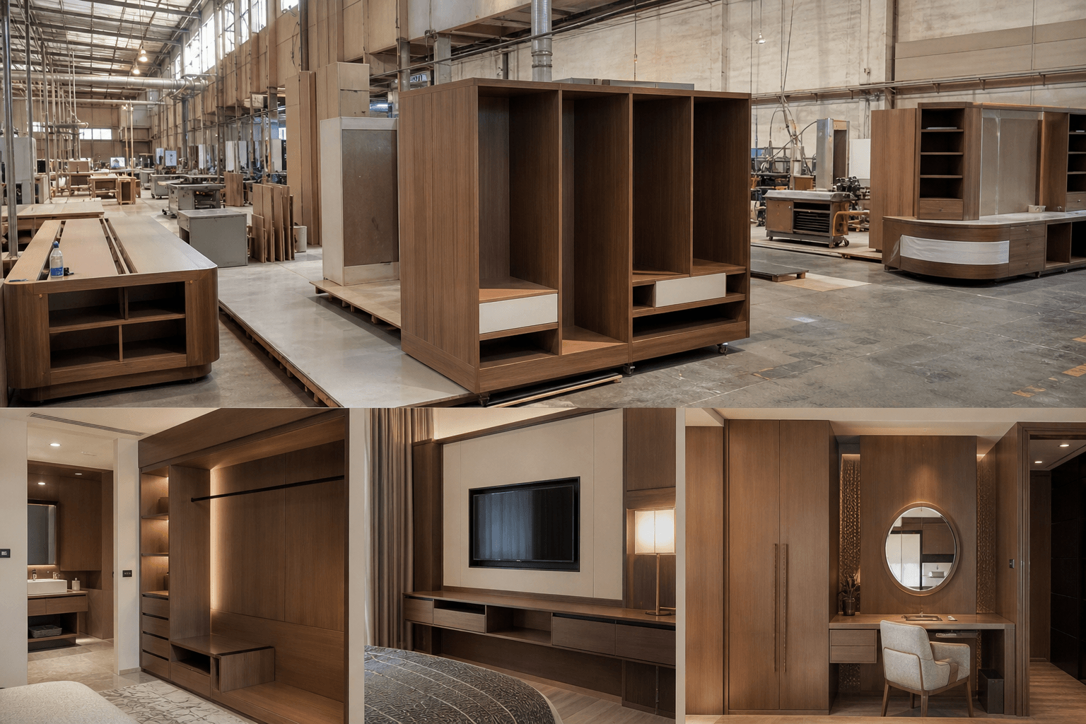 hotel casegoods manufacturer guest room production